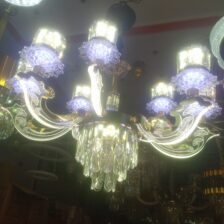Led luxury chandelier light